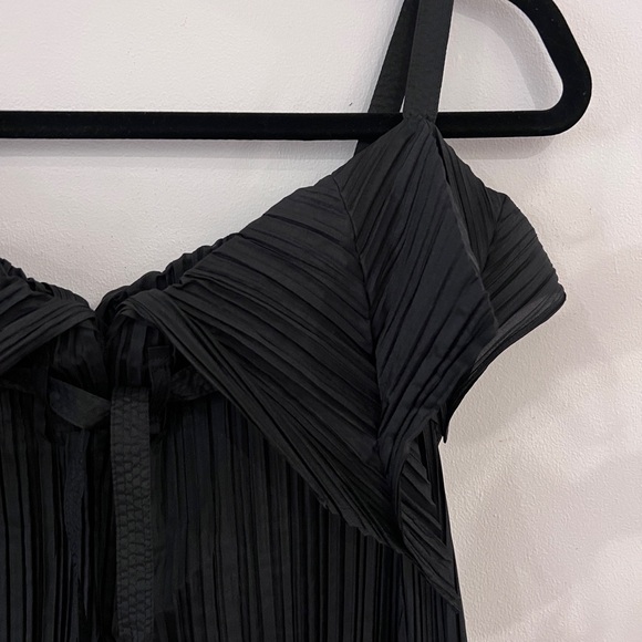 Issey Miyake Black Dress Avant-Garde Origami Pleated Gown Japanese Couture size2 - Picture 14 of 15